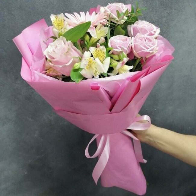 Букет цветов "Эльфийская нежность"